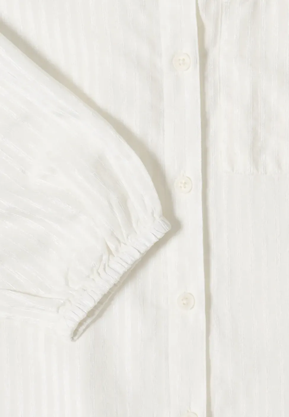 Bluse mit Hemdkragen und Streifen