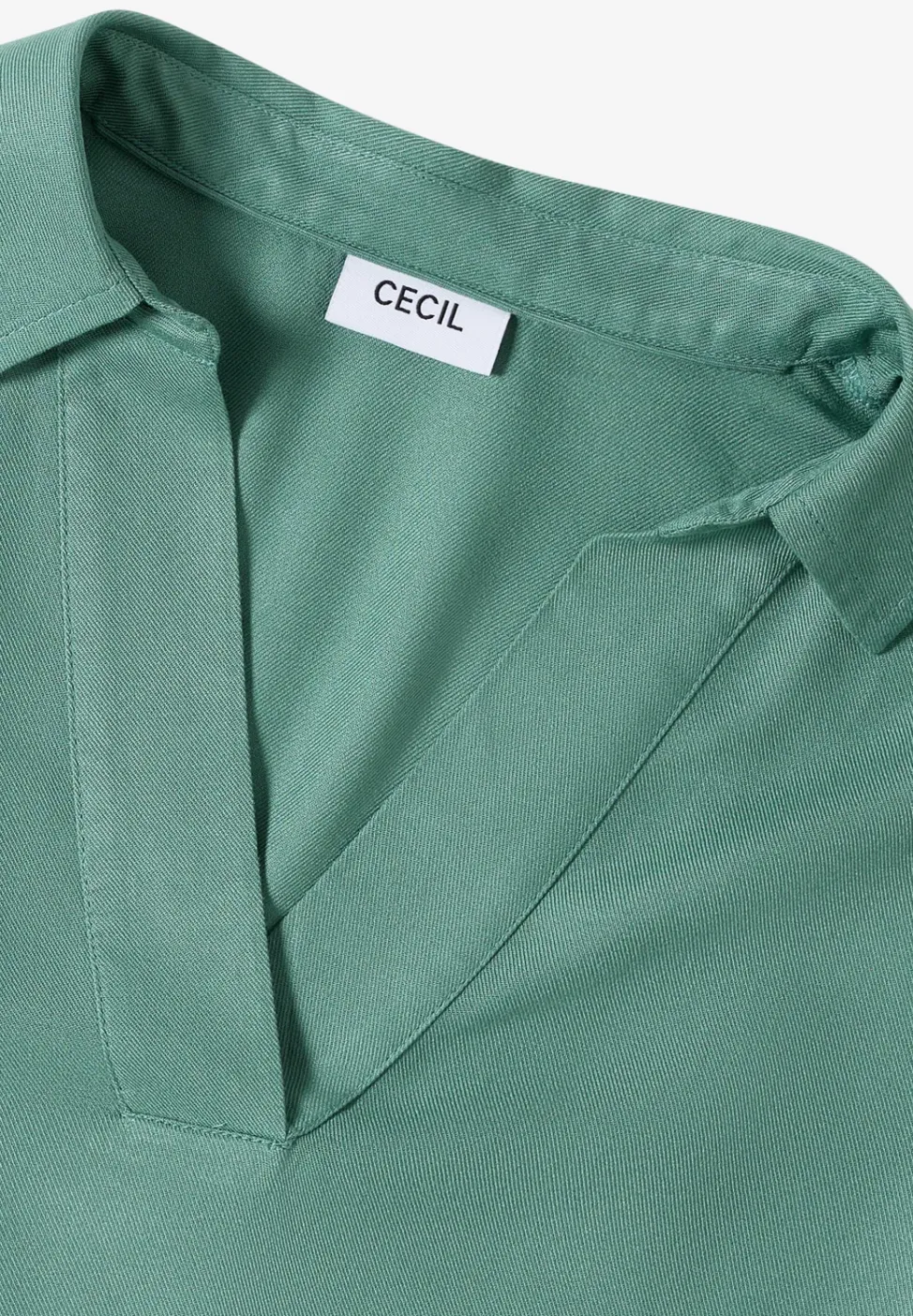 Bluse in Unifarbe