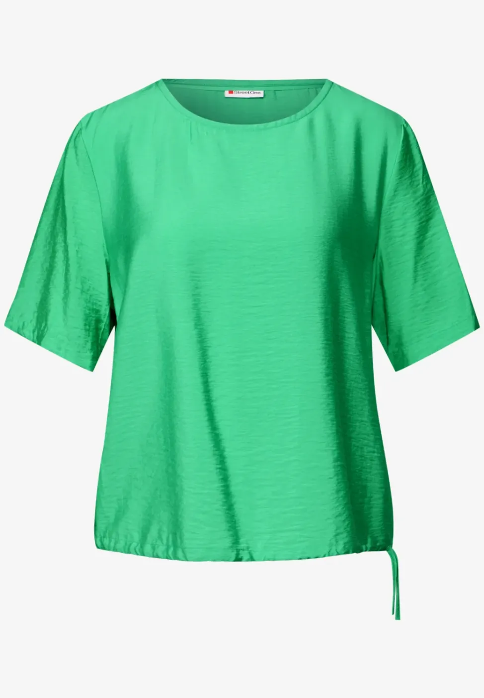 Bluse in Unifarbe