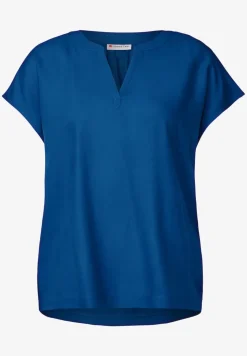 Bluse in Unifarbe