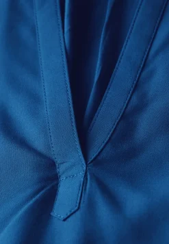 Bluse in Unifarbe