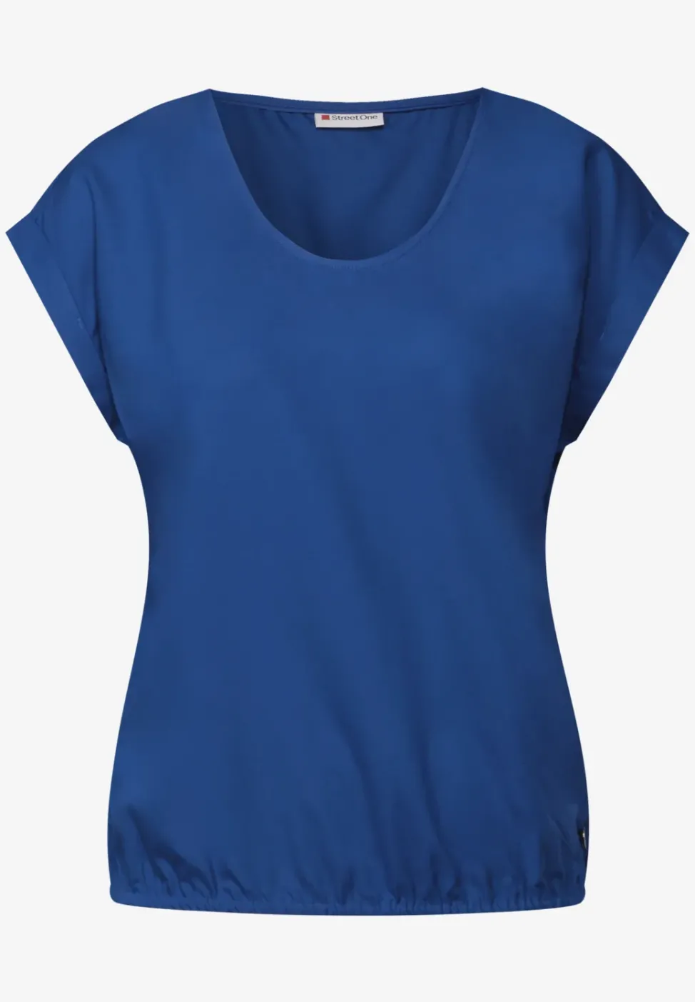 Bluse in Unifarbe