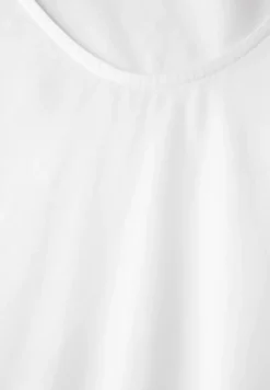 Bluse in Unifarbe