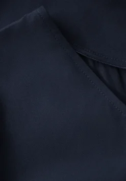 Bluse in Unifarbe