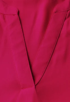 Bluse in Unifarbe