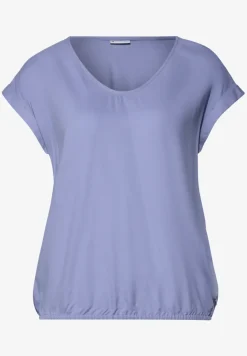 Bluse in Unifarbe