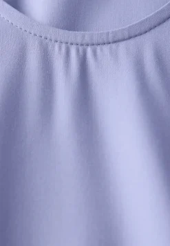 Bluse in Unifarbe