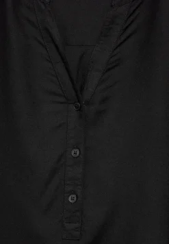 Bluse in Unifarbe