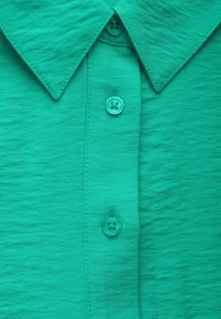 Bluse in Unifarbe