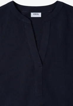 Bluse in Unifarbe