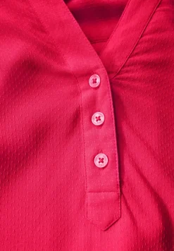 Bluse in Unifarbe