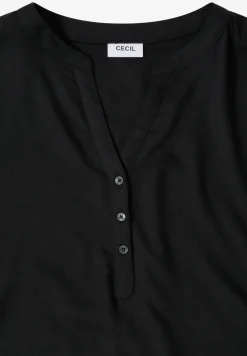 Bluse in Unifarbe
