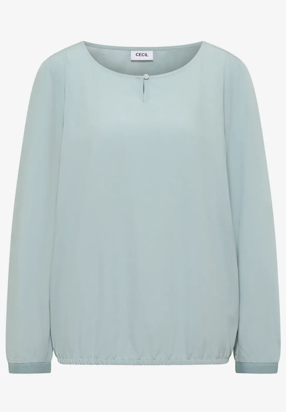 Bluse in Unifarbe