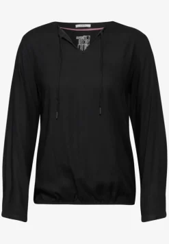 Bluse mit elastischem Saum