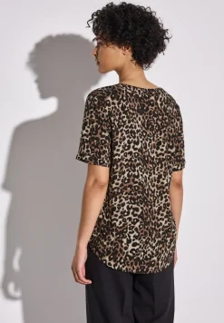 Bluse mit Leo-Muster