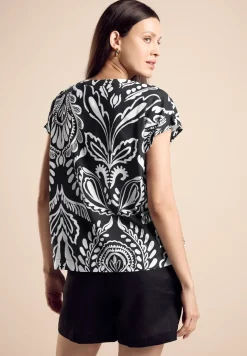 Bluse mit Print