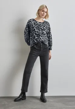 Bluse mit Raffungen