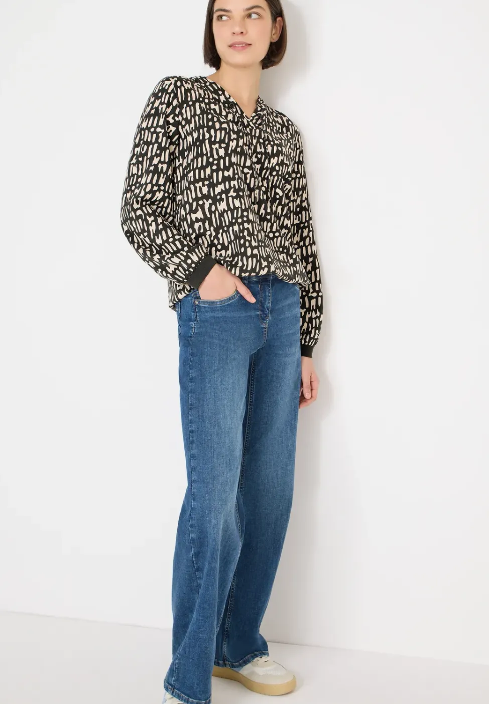 Bluse mit Tunnelzug