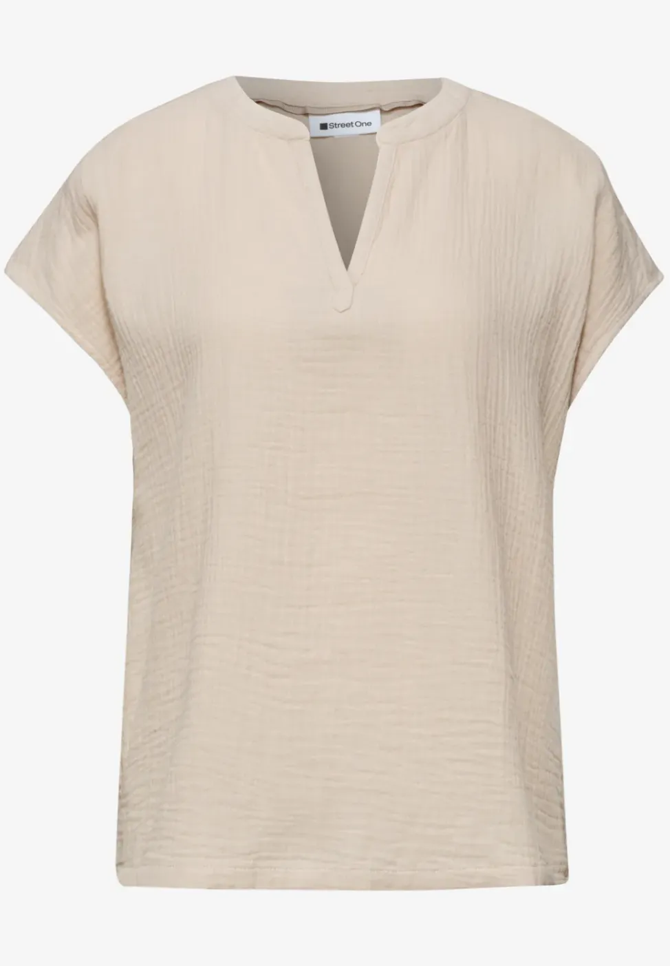 Blusenshirt in Musselin-Qualität