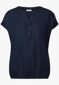 Blusenshirt in Unifarbe