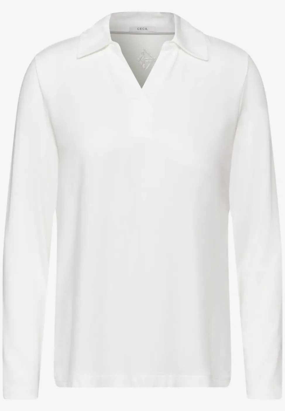 Blusenshirt mit Materialmix