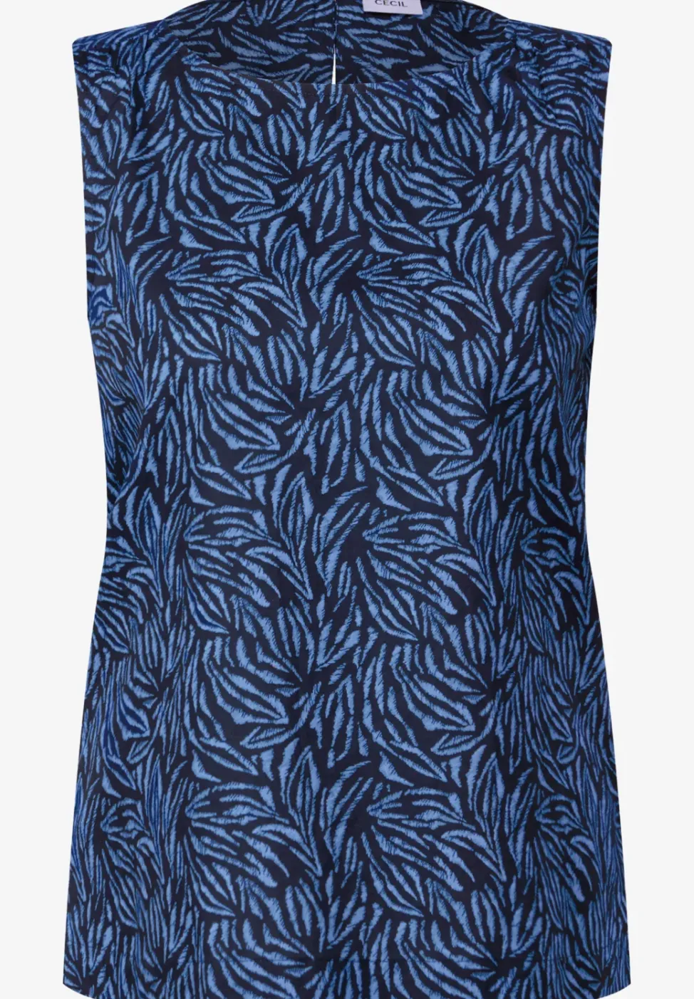 Blusentop mit Minimal Print