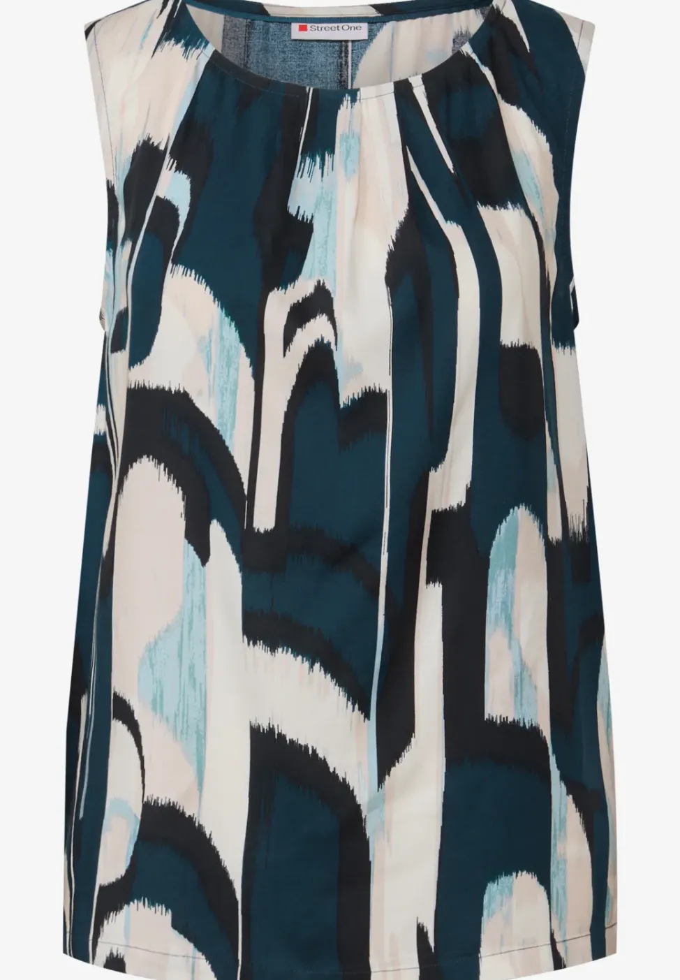 Blusentop mit Ikat Print