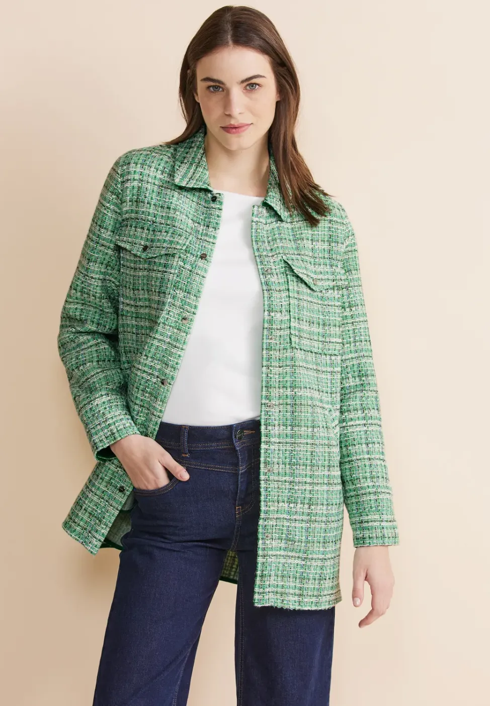 Bouclé Overshirt
