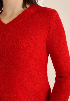 Bouclé V-Neck Pullover