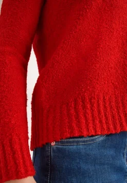 Bouclé V-Neck Pullover