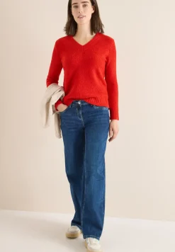 Bouclé V-Neck Pullover