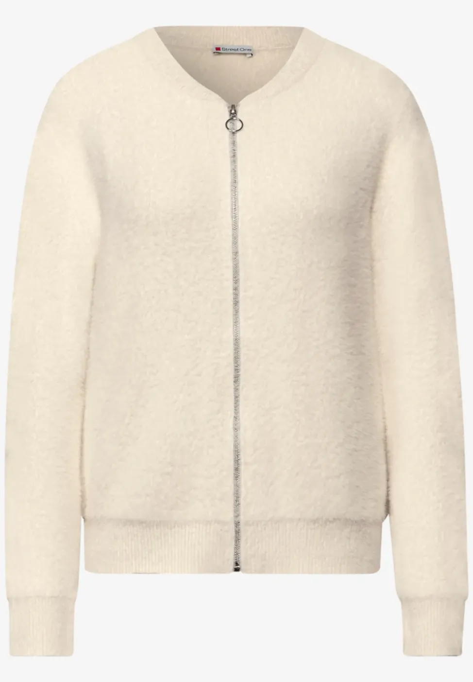 Cardigan im Blouson-Look