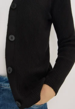 Cardigan in Rippstruktur
