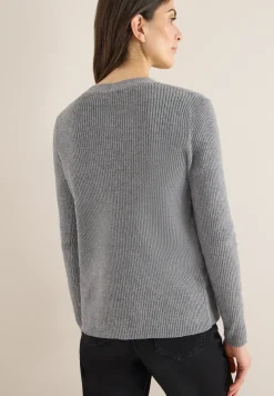 Cardigan in Rippstruktur
