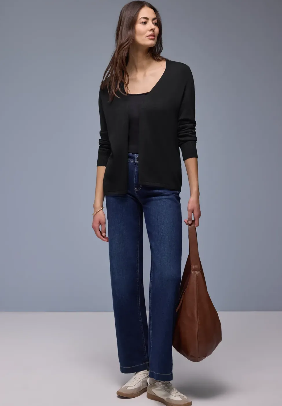 Cardigan in Unifarbe