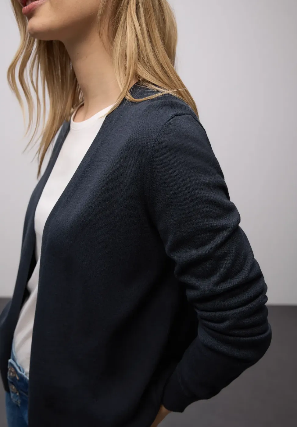 Cardigan in Unifarbe