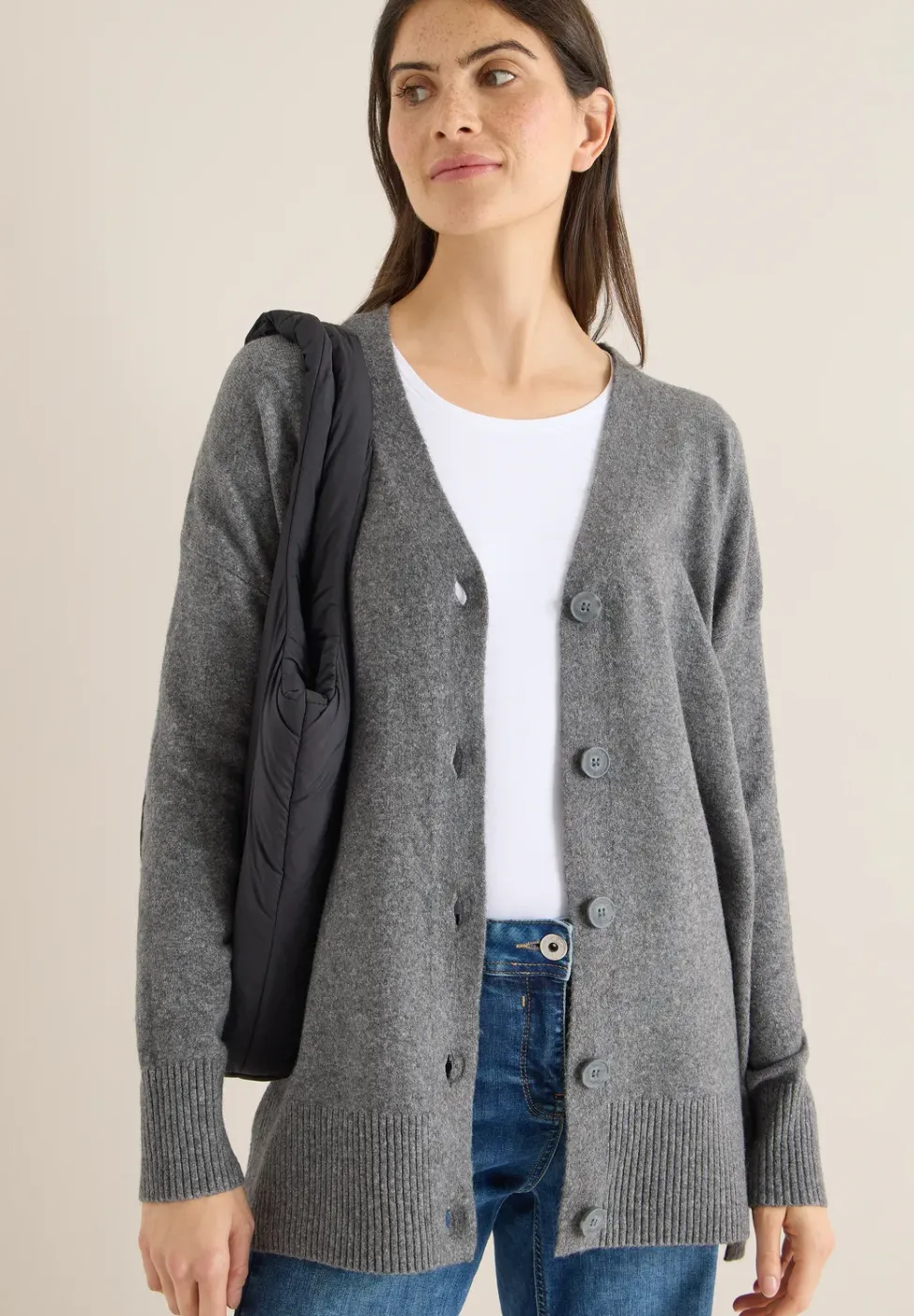 Cardigan mit Knopfleiste