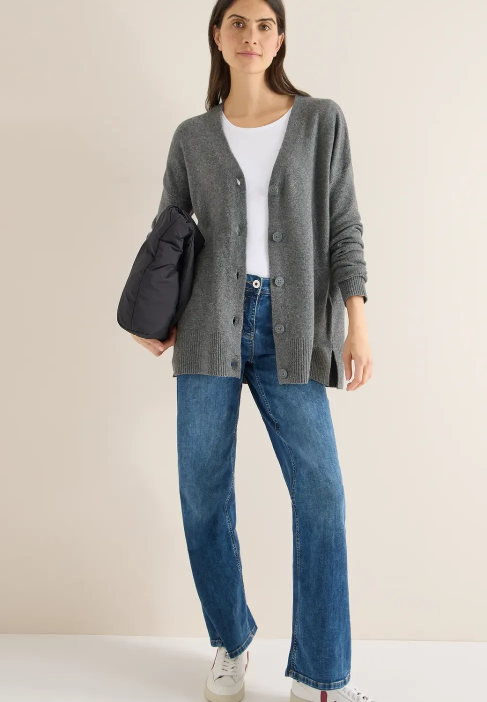 Cardigan mit Knopfleiste