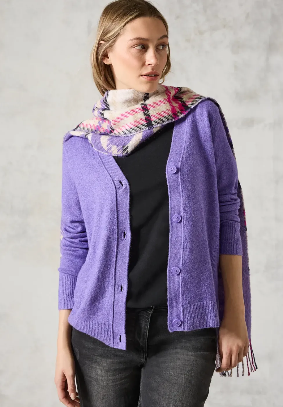 Cardigan mit Knopfleiste