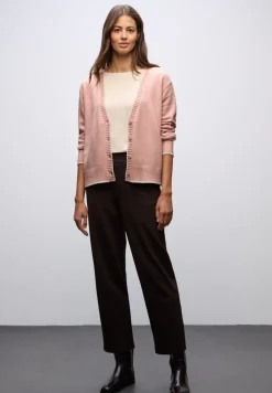 Cardigan mit Kontrastdetails