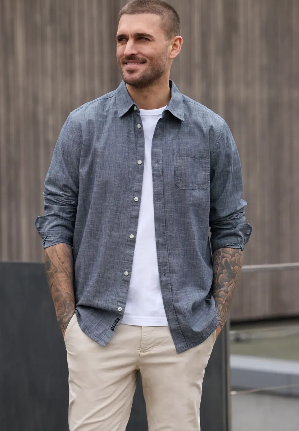 Chambray Hemd