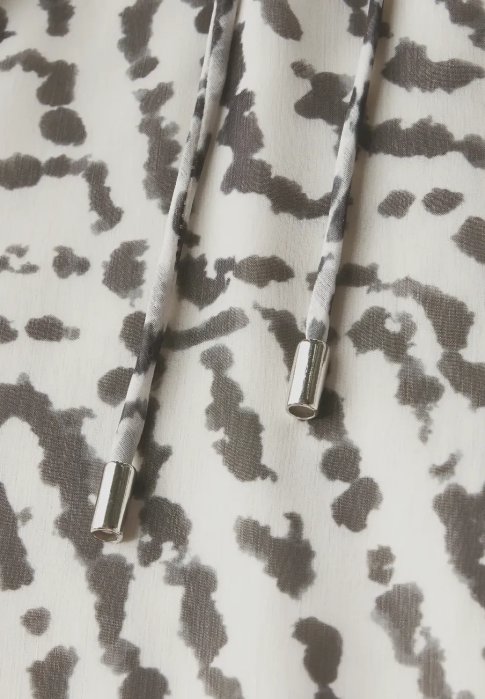 Chiffon-Tunika mit Raffung