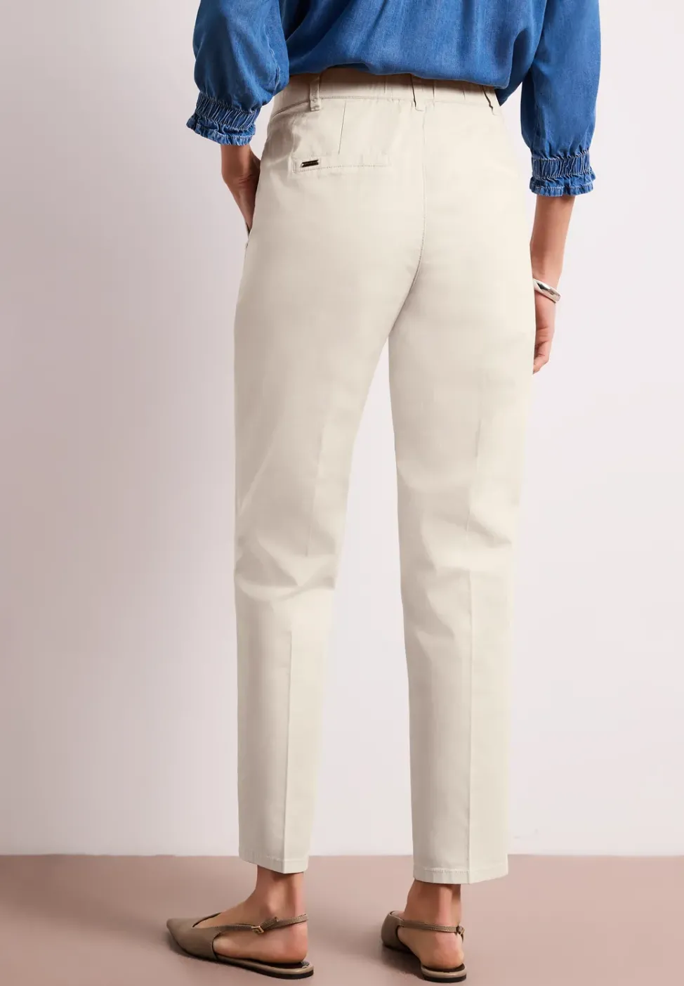 Chino im Casual Fit in softer Qualität