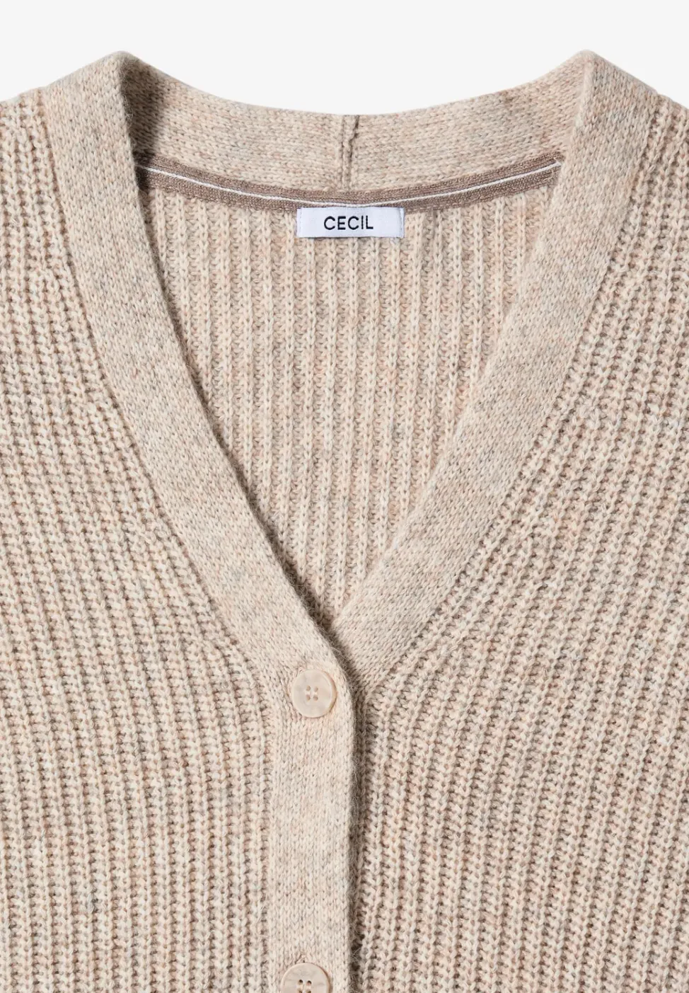 Chunky Melange Cardigan