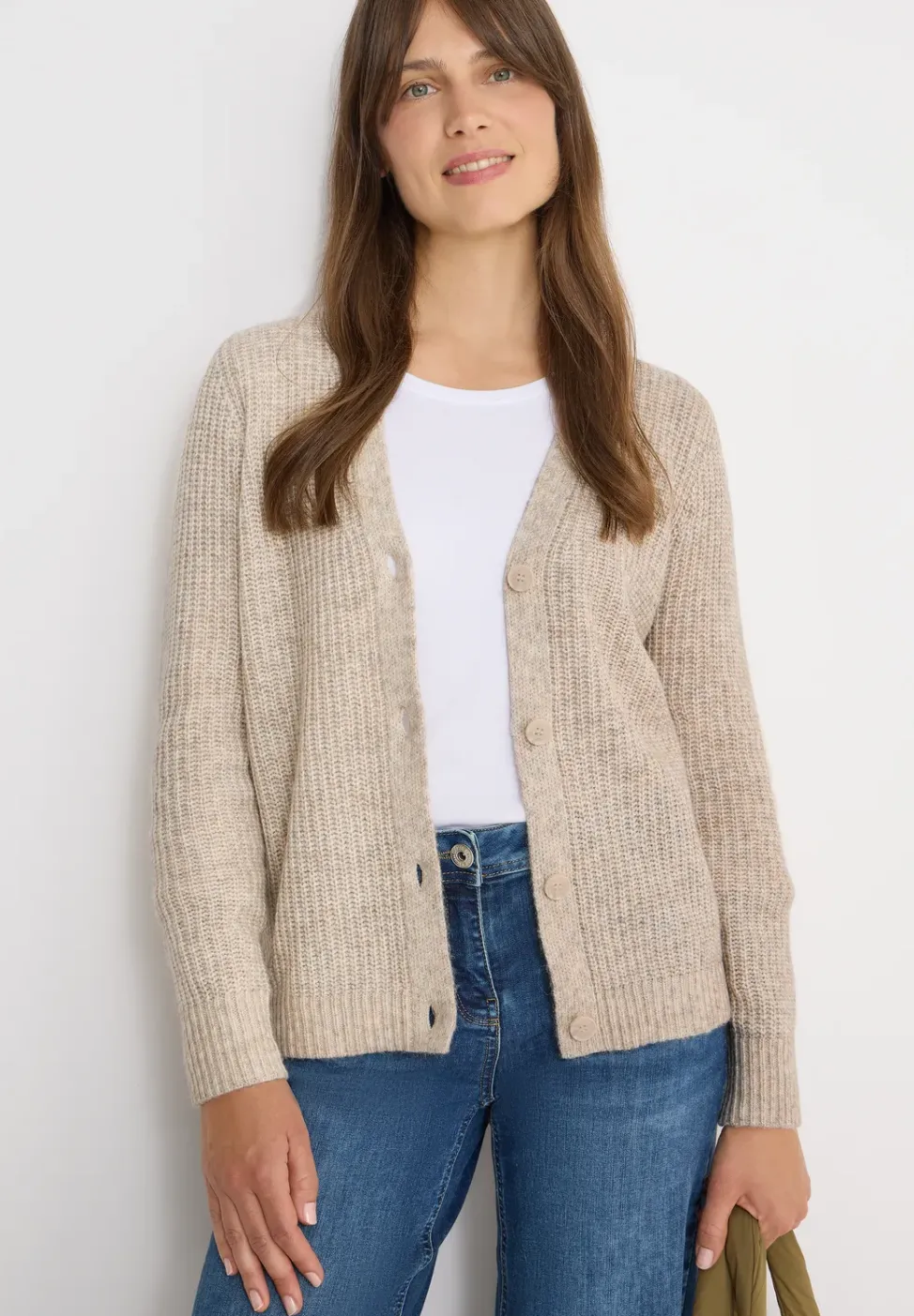 Chunky Melange Cardigan