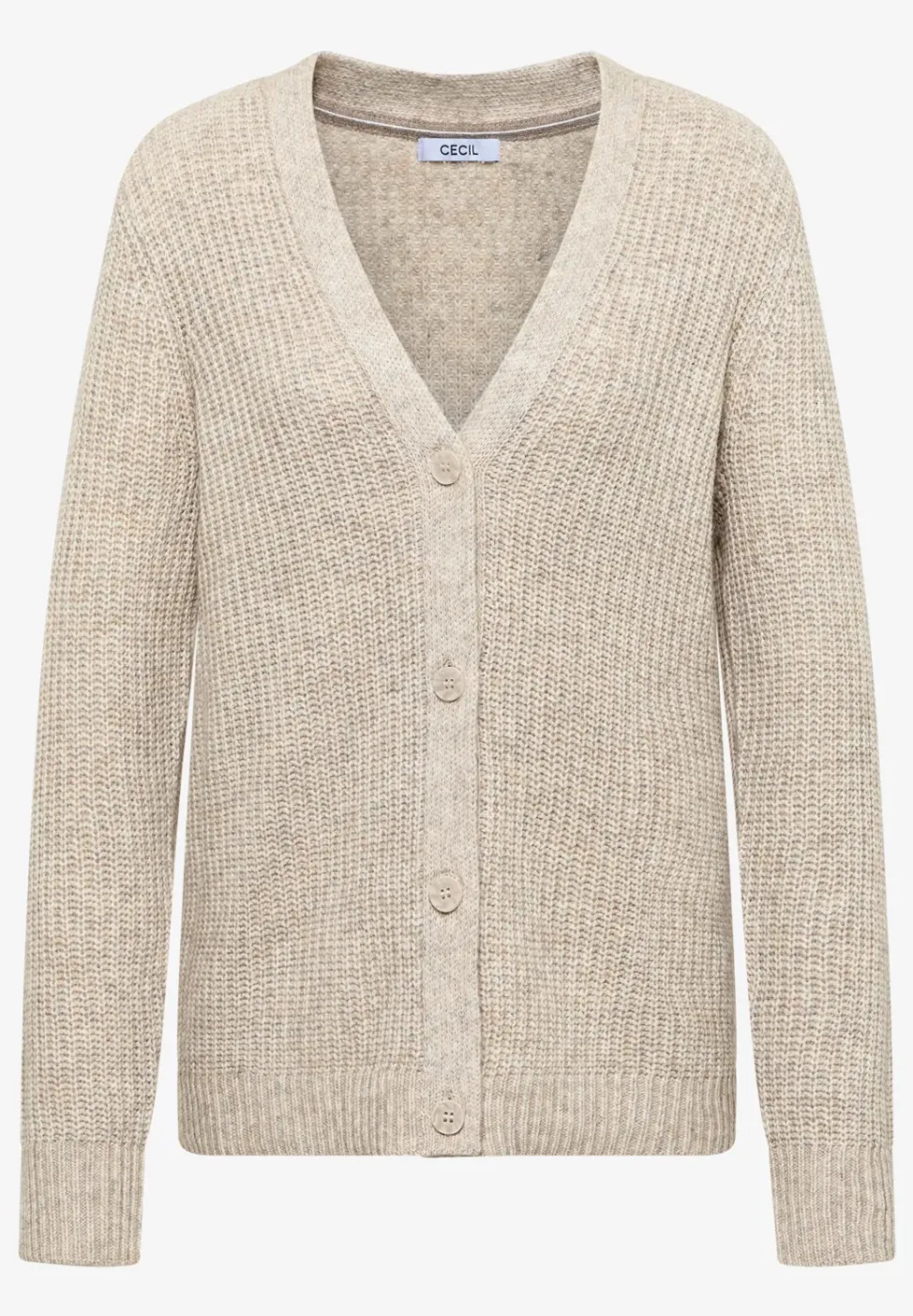 Chunky Melange Cardigan