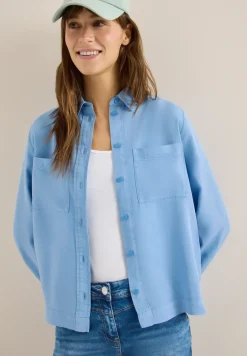 Colored Denim Bluse