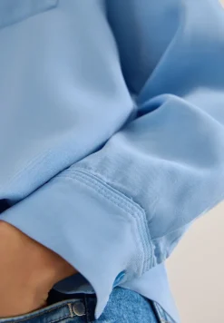 Colored Denim Bluse