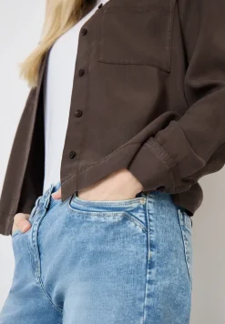 Colored Denim Bluse