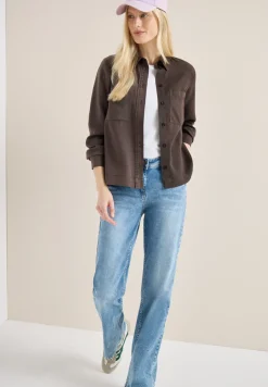 Colored Denim Bluse